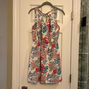 Paisley and floral dress